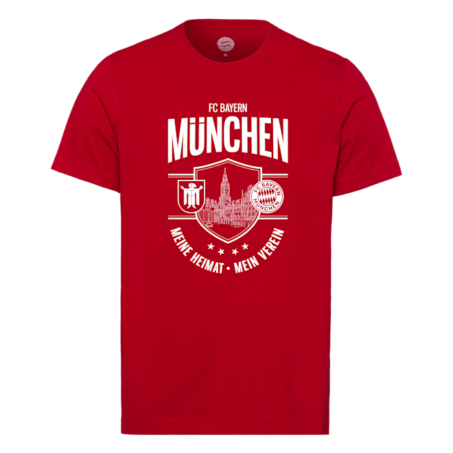 T Shirt Meine Heimat Mein Verein Official Fc Bayern Munich Store