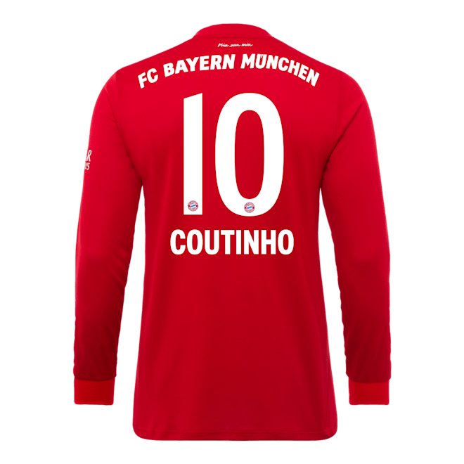 FC Bayern Shirt Home Longsleeve 19/20 FC Bayern Shirt Home Longsleeve 19/20