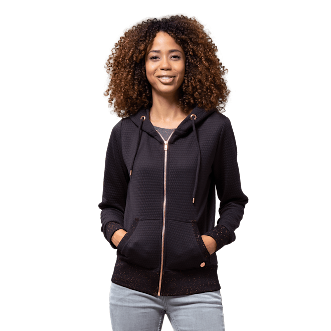 Damen Kapuzenjacke Glitter Damen Kapuzenjacke Glitter