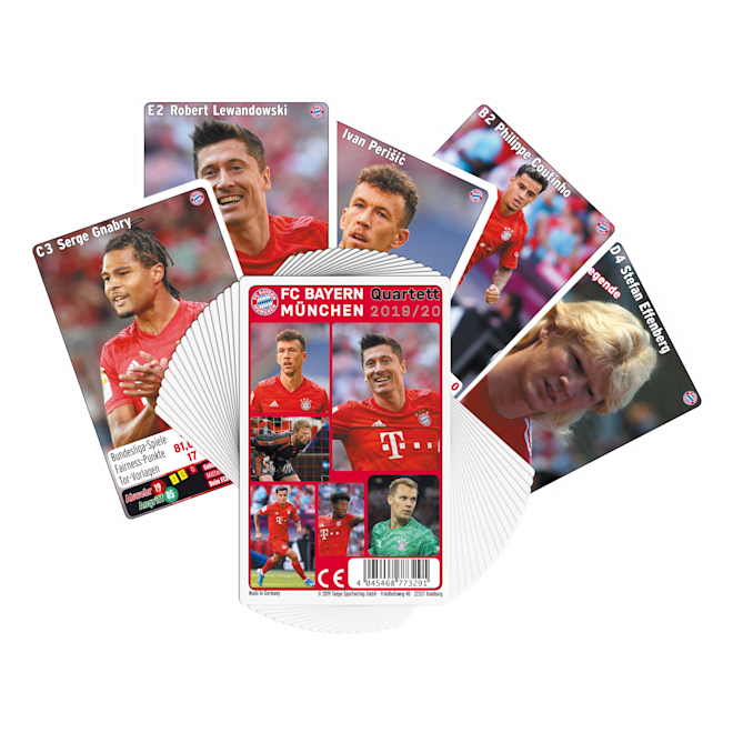 Quartett Team 2019 20 Official Fc Bayern Munich Store