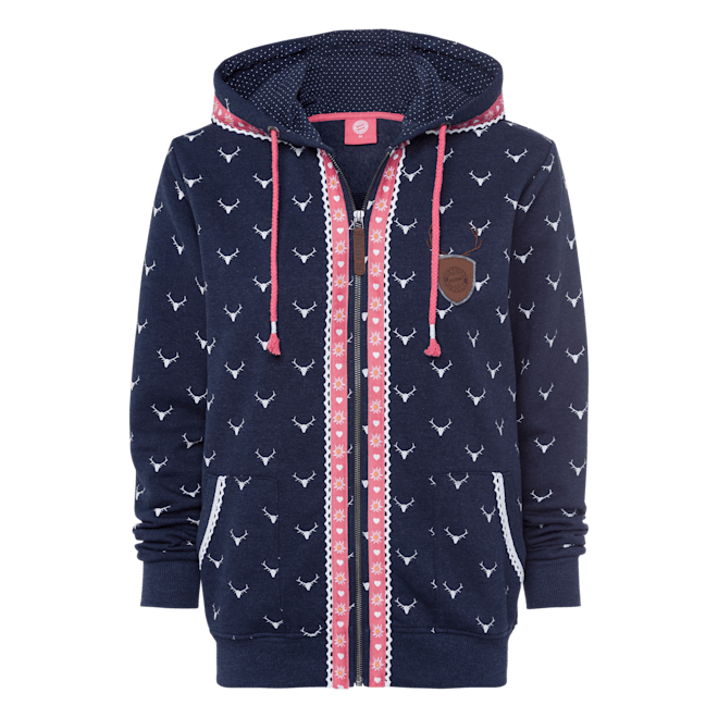 Chaqueta con capucha Tracht Damas Chaqueta con capucha Tracht Damas