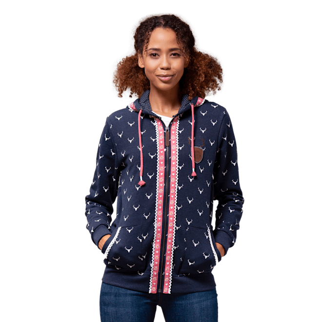 Chaqueta con capucha Tracht Damas Chaqueta con capucha Tracht Damas