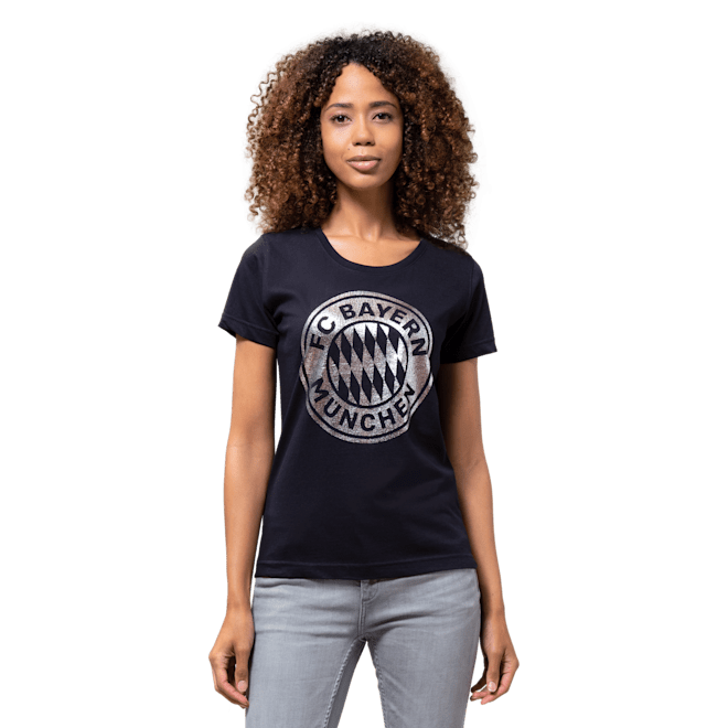 Womens T-Shirt Glitter Logo Womens T-Shirt Glitter Logo