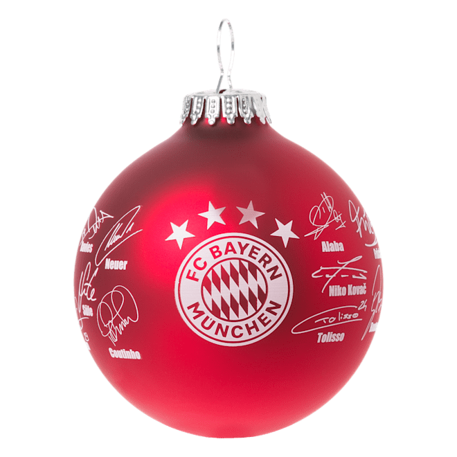 Christbaumkugel 8 cm Signature | Offizieller FC Bayern Fanshop