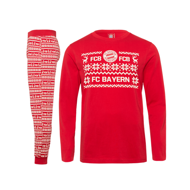 Kinder Schlafanzug Christmas Offizieller Fc Bayern Fanshop