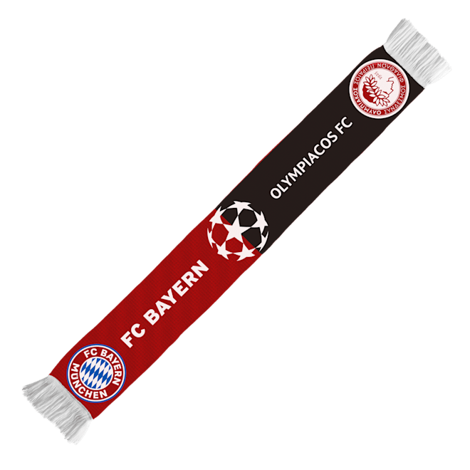 Ucl Scarf Fcb Olympiakos Piraus Official Fc Bayern Munich Store