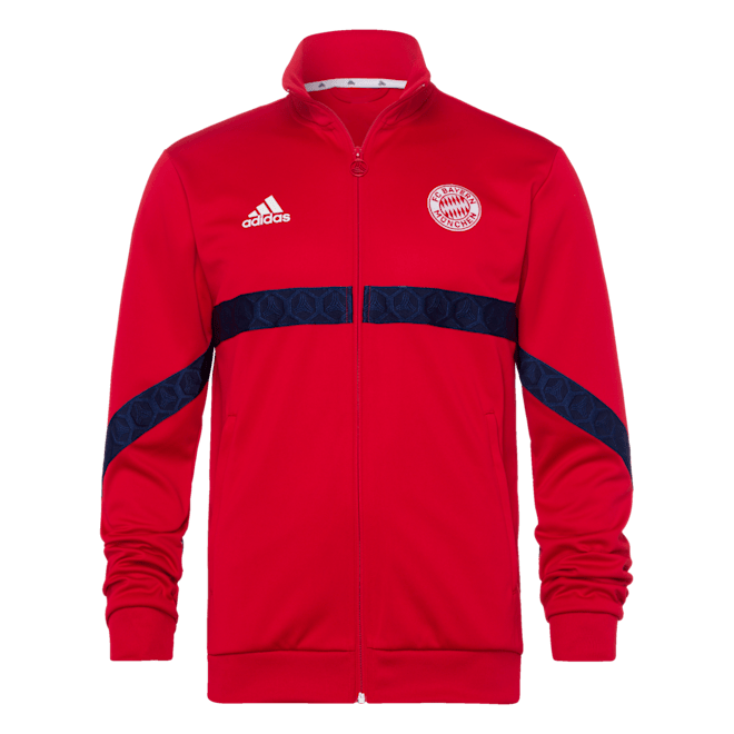 adidas track top red