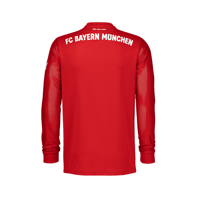 Camiseta de manga larga de local para niño FC Bayern München 20/21 Camiseta de manga larga de local para niño FC Bayern München 20/21