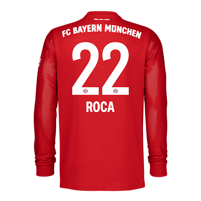 Camiseta de manga larga de local para niño FC Bayern München 20/21 Camiseta de manga larga de local para niño FC Bayern München 20/21