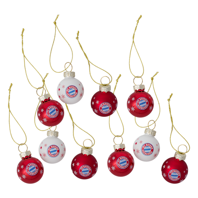 Christbaumkugel 3cm 10erSet Offizieller FC Bayern Store