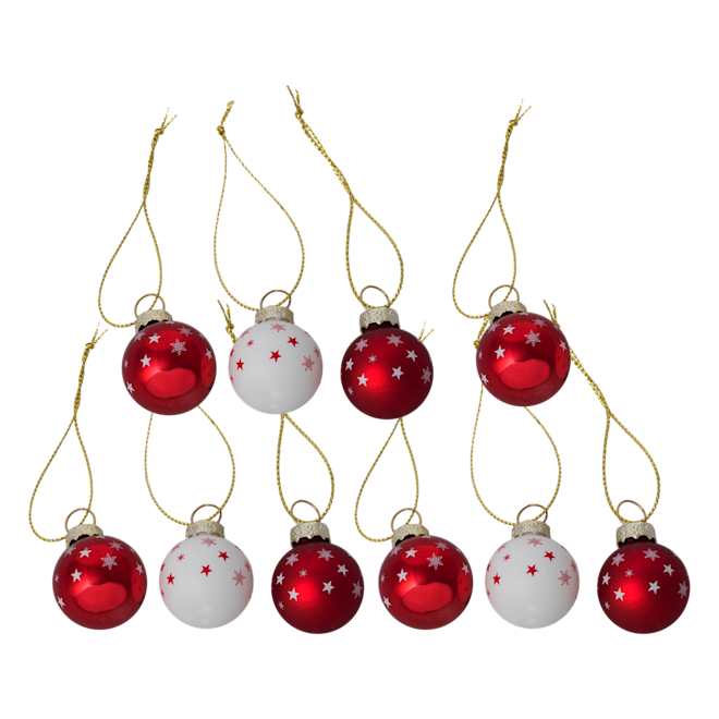 Christmas Bauble 3m Set of 10 Christmas Bauble 3m Set of 10
