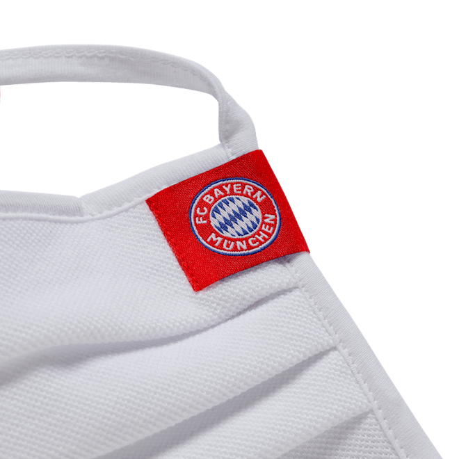 Máscara FC Bayern blanca GOTS Máscara FC Bayern blanca GOTS