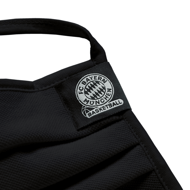 FC Bayern Basketball Maske schwarz GOTS FC Bayern Basketball Maske schwarz GOTS