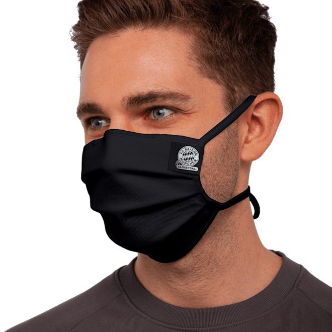 FC Bayern Basketball Maske schwarz GOTS FC Bayern Basketball Maske schwarz GOTS
