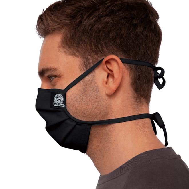 FC Bayern Basketball Maske schwarz GOTS FC Bayern Basketball Maske schwarz GOTS