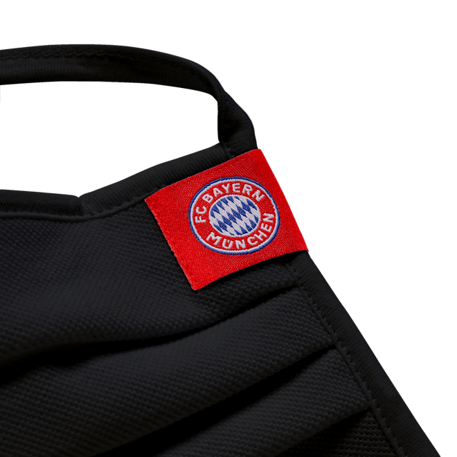 FC Bayern Mask black GOTS pack of 3 | Official FC Bayern ...