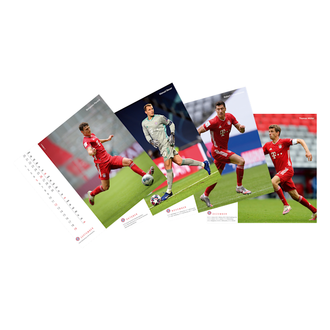 Postcard Calendar Fcb 2021 Official Fc Bayern Munich Store fcb calendar 2021