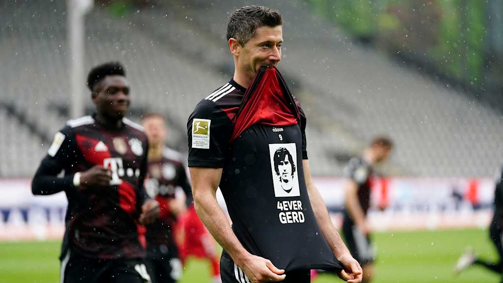 Robert Lewandowski, Gerd Müller, 41 goals.