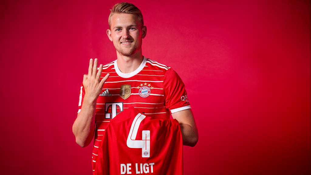 Matthijs de Ligt, FC Bayern, shirt number 4