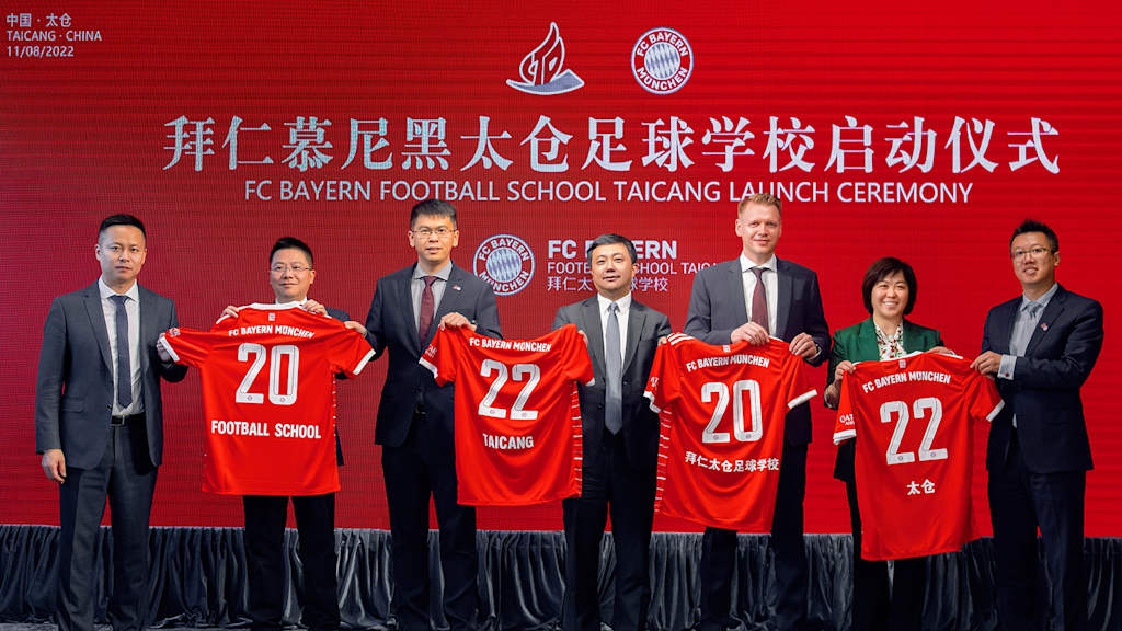 Eröffnung Football School Taicang FC Bayern
