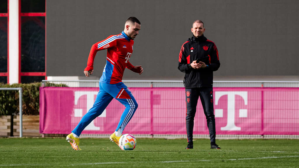 Arijon Ibrahimović bei seinem Regionalliga-Debüt für die FC Bayern Amateure.