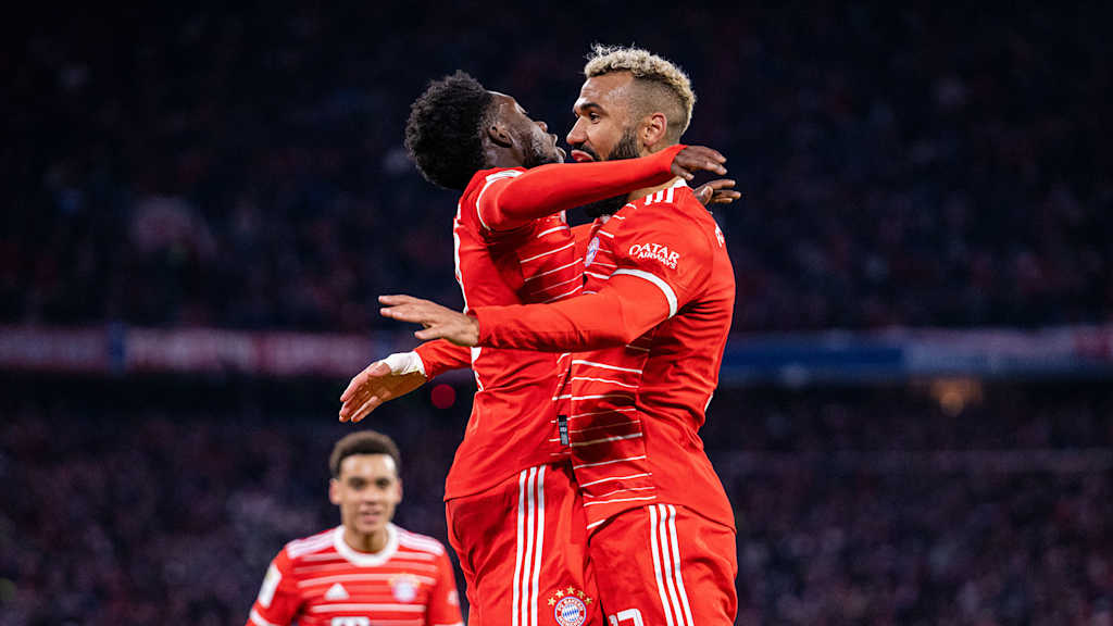 Celebración Davies Choupo-Moting FC Bayern