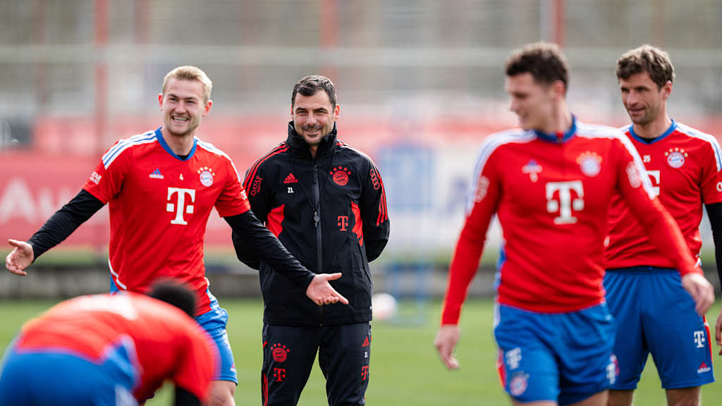 Zsolt Löw FC Bayern entrenamiento