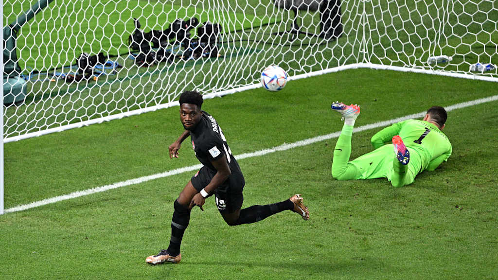 Alphonso Davies Canada Croatia World Cup