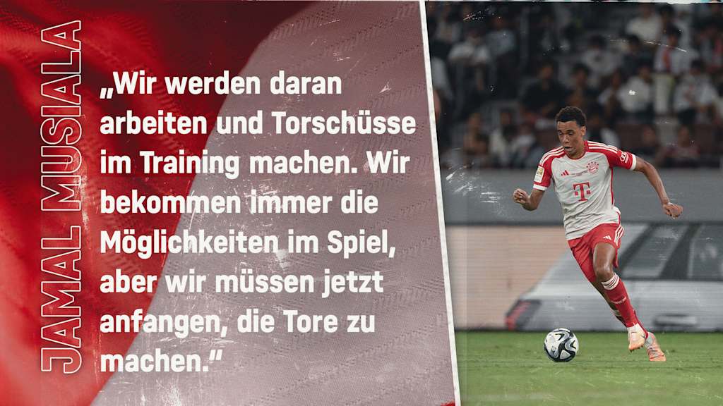 Jamal Musiala zum Testspiel gegen Manchester City