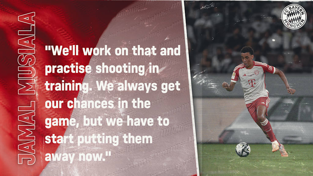 Jamal Musiala on the friendly against Manchester City