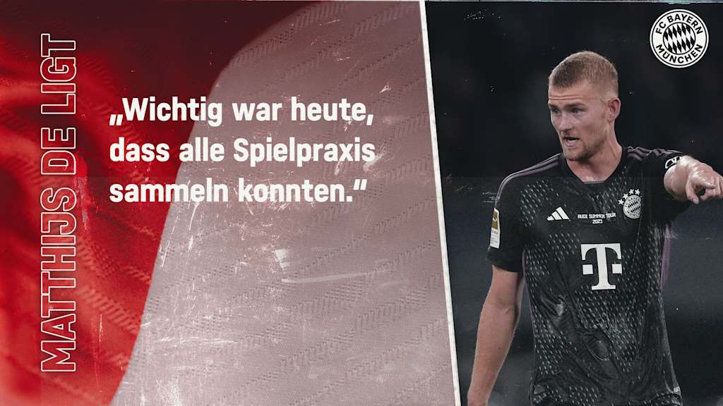 Matthijs de Ligt zum Testspiel gegen Kawasaki Frontale