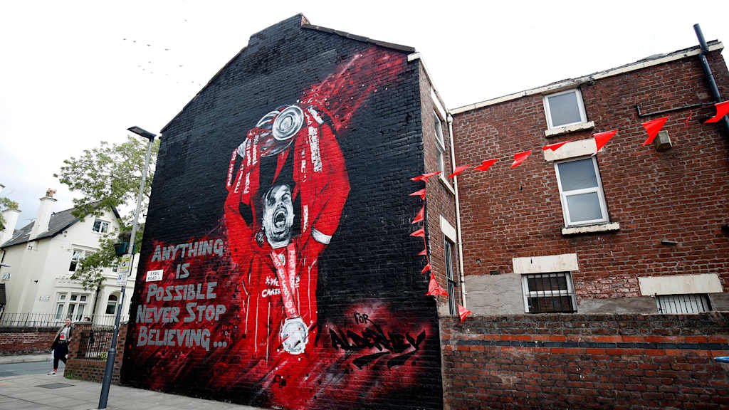 Pintura Jordan Henderson Liverpool