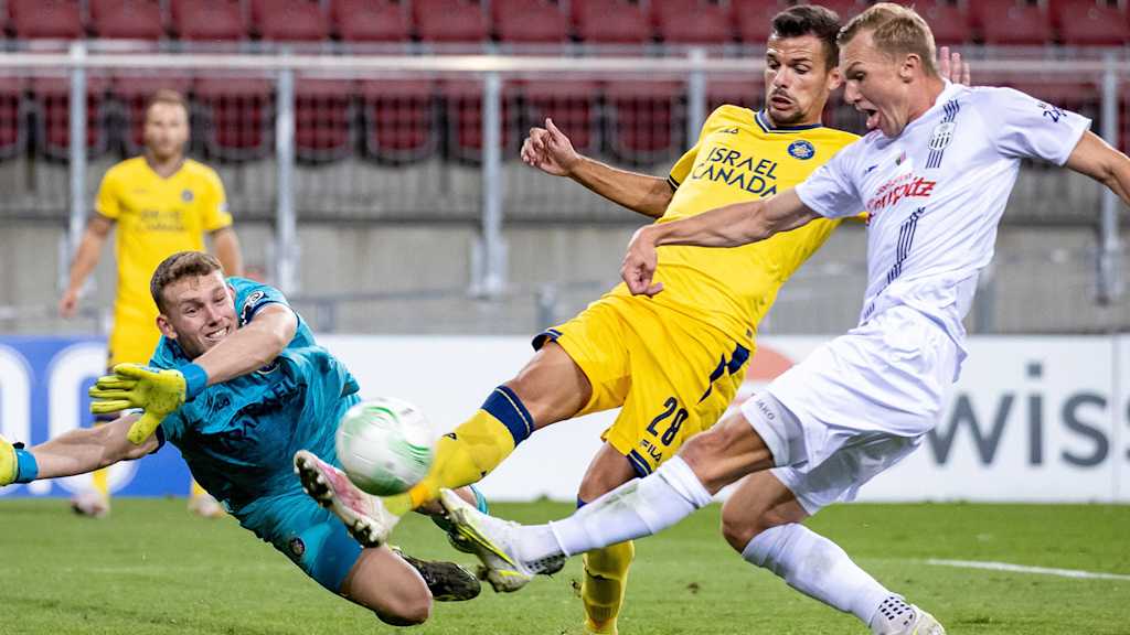 Daniel Peretz, Maccabi Tel Aviv, Conference League, LASK