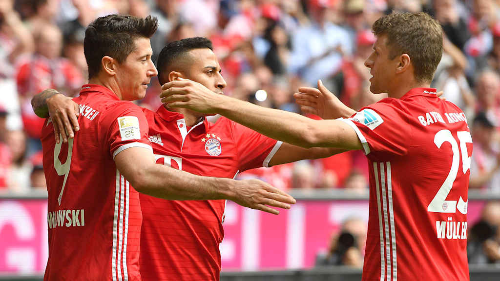FC Bayern, FC Augsburg, goleada, Robert Lewandowski