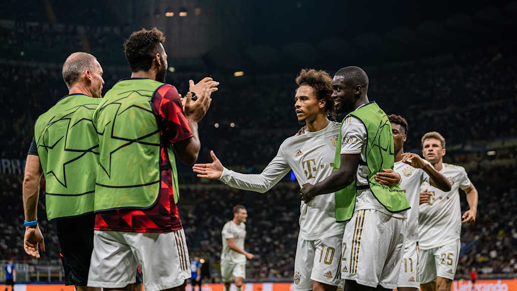 celebracion Leroy Sané FC Bayern