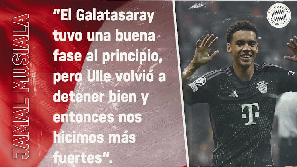 Jamal Musiala sobre el partido de Champions League contra el Galatasaray