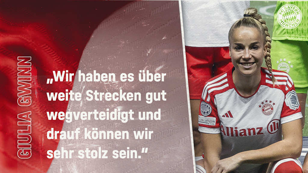 FC Bayern Frauen, Giulia Gwinn zum Spiel gegen PSG