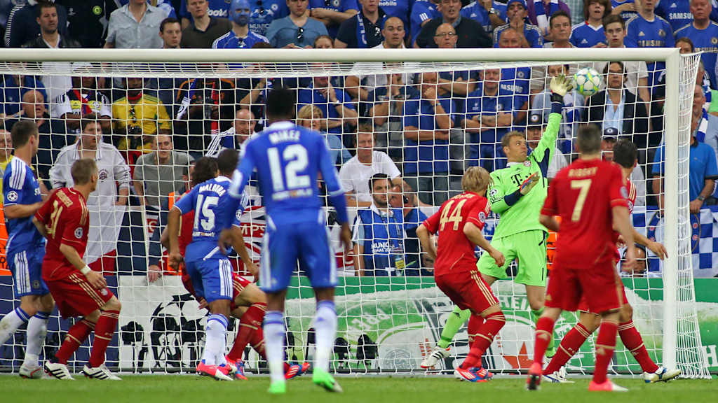 Manuel Neuer im Finale dahoam gegen den FC Chelsea in der Allianz Arena