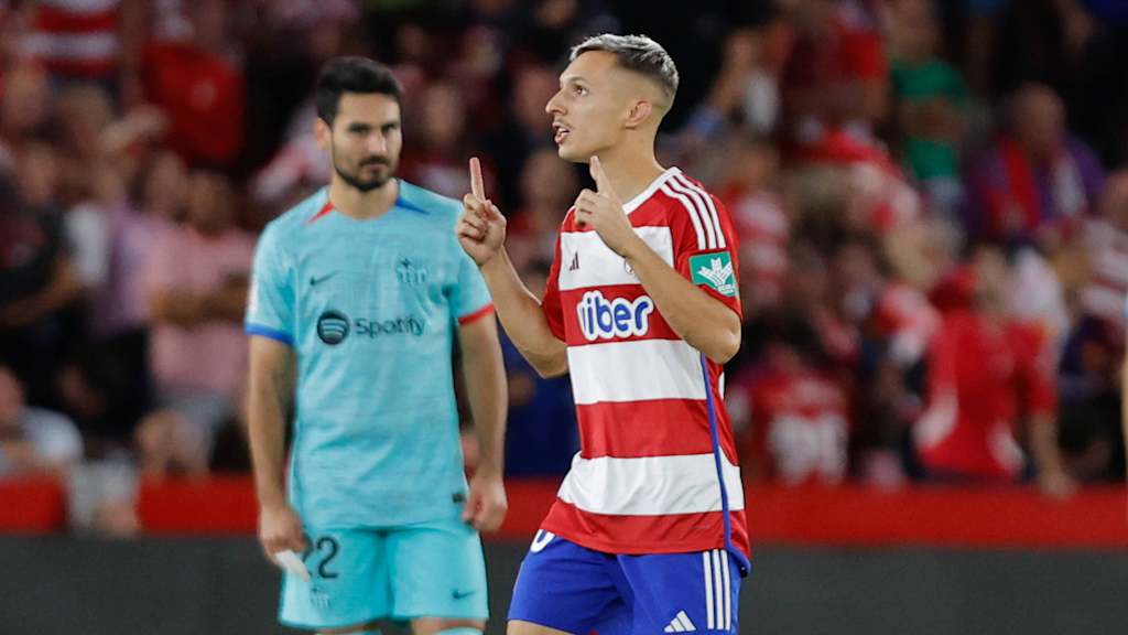 Bryan Zaragoza, FC Granada, FC Barcelona, Jubel