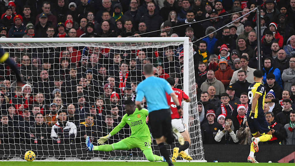 Durch den Treffer von Dominic Solanke geriet Manchester United im Heimspiel gegen Bournemouth schon früh ins Hintertreffen.