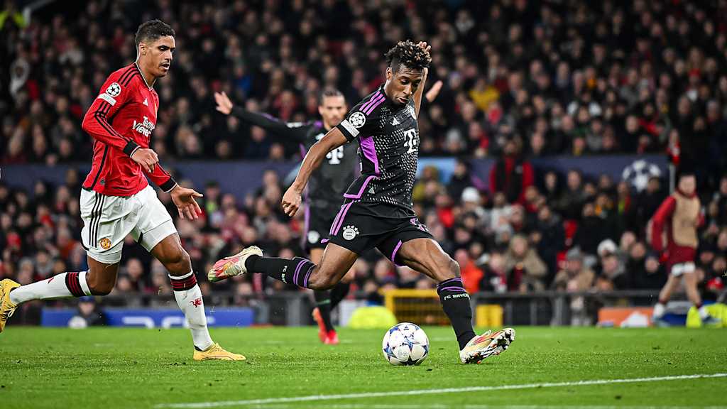 Spielszene aus dem Champions League-Spiel Manchester United gegen FC Bayern