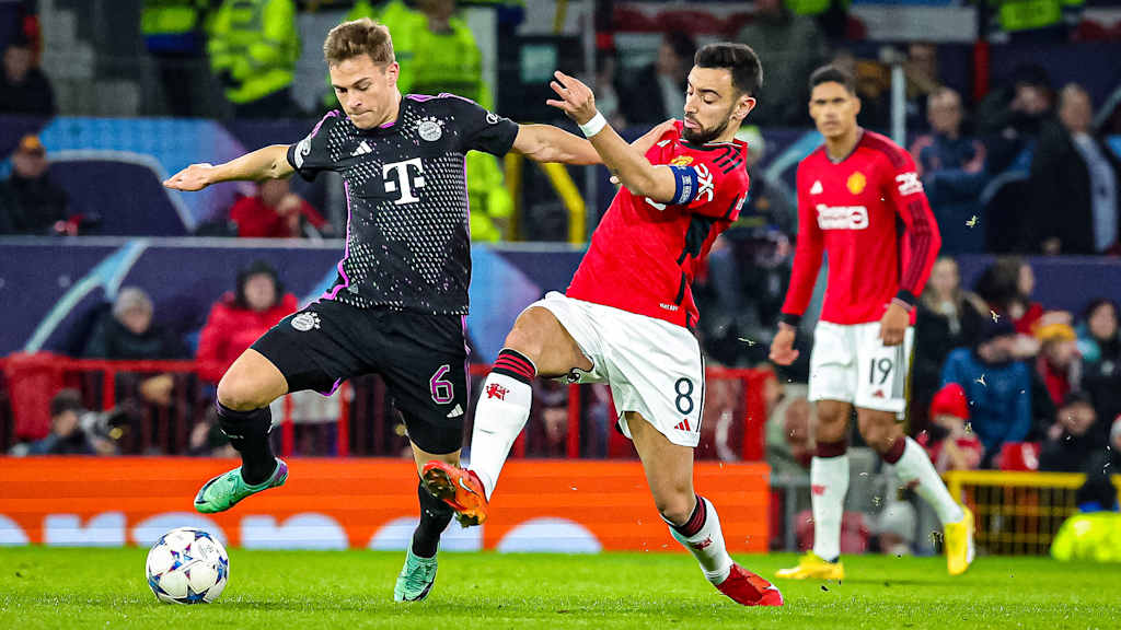 Spielszene aus dem Champions League-Spiel Manchester United gegen FC Bayern