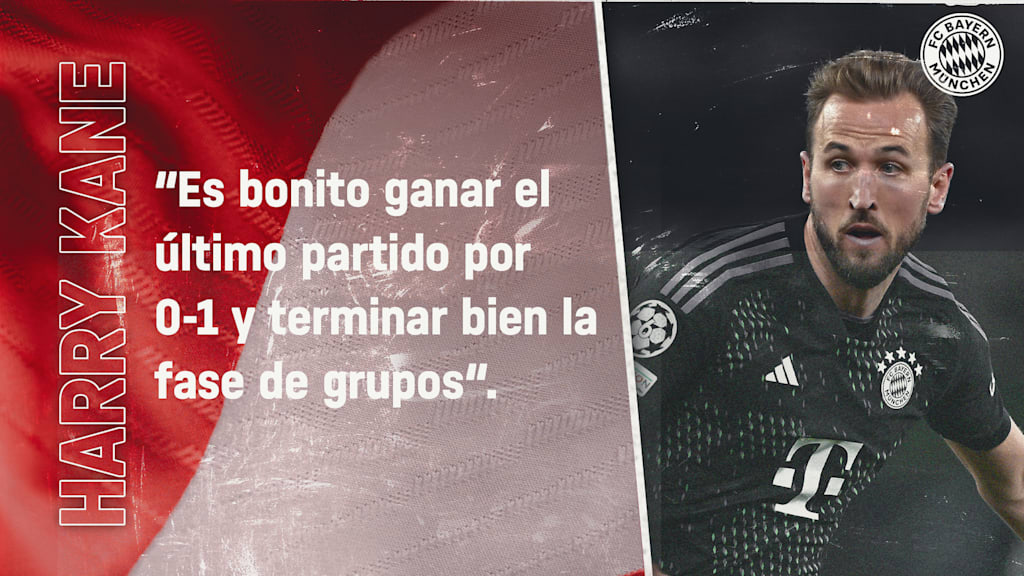 Harry Kane sobre el partido de Champions en casa del Manchester United