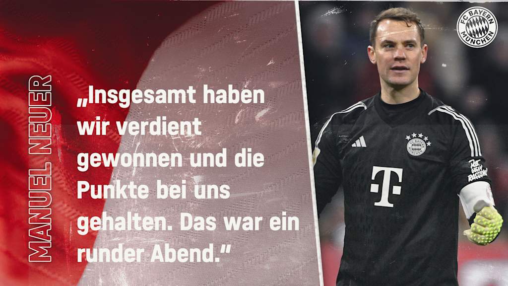 Manuel Neuer zum Bundesliga-Spiel gegen Heidenheim