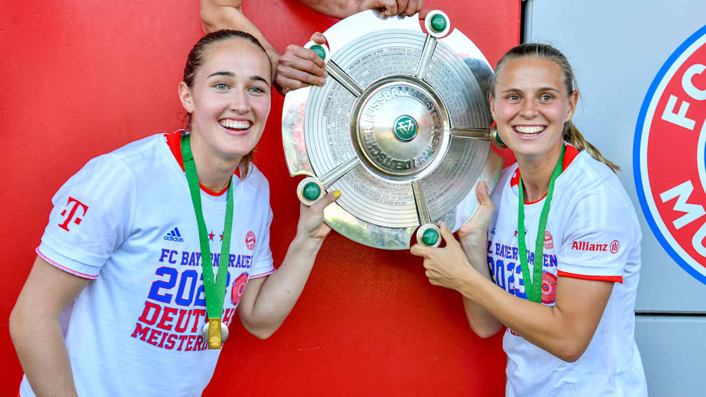 Sydney Lohmann has won the Bundesliga title with FC Bayern Women
