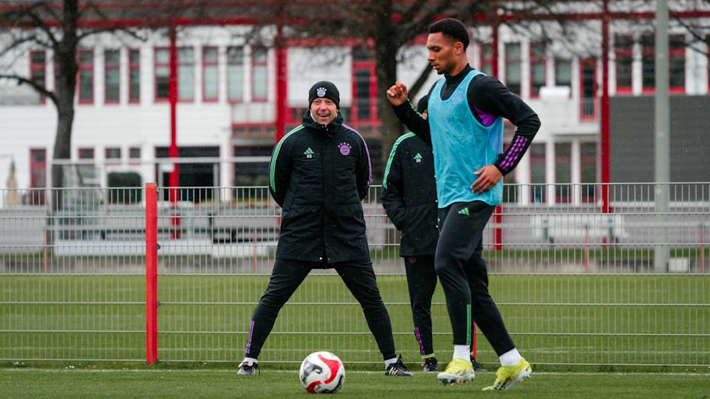 Holger Seitz im Training der FC Bayern Amateure