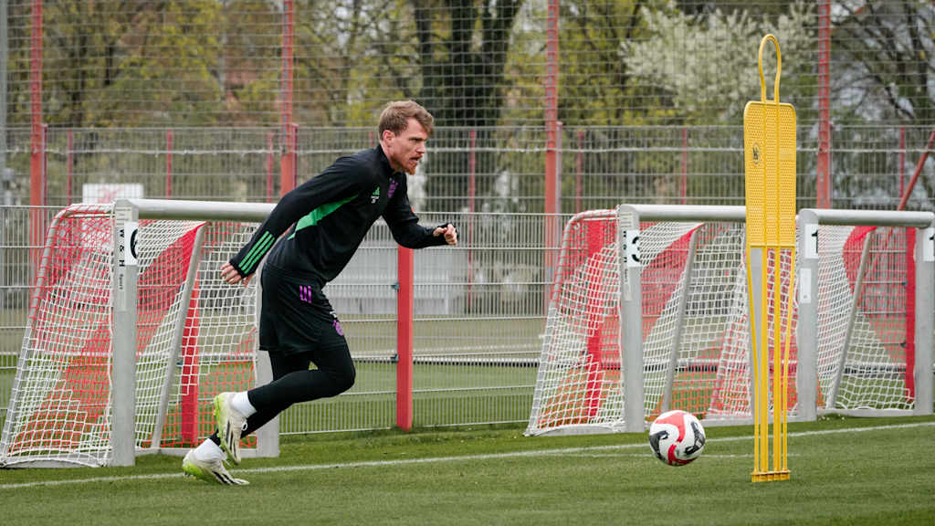 Steve Breitkreuz im Training der FC Bayern Amateure
