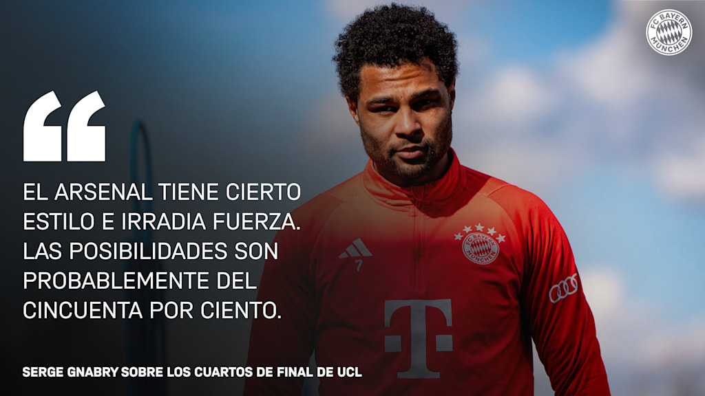 Serge Gnabry entrevista FC Arsenal - FC Bayern
