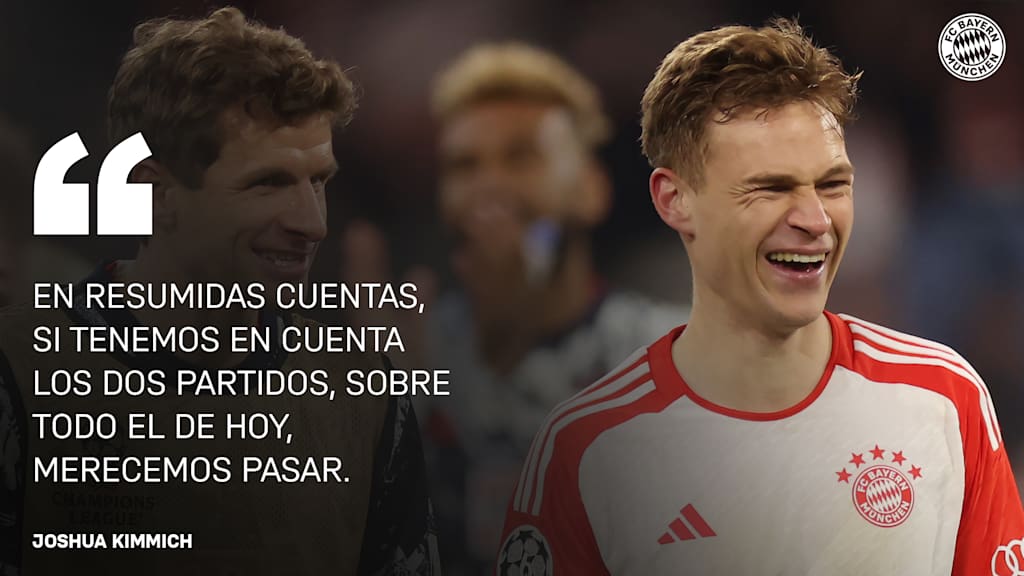 Joshua Kimmich sobre partido Champions League FC Bayern - FC Arsenal