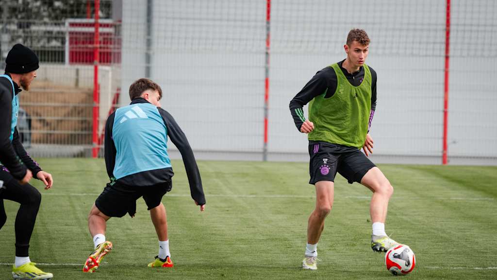 Benedikt Wimmer im Training der FC Bayern Amateure